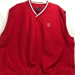 Red PGA Golf vest
